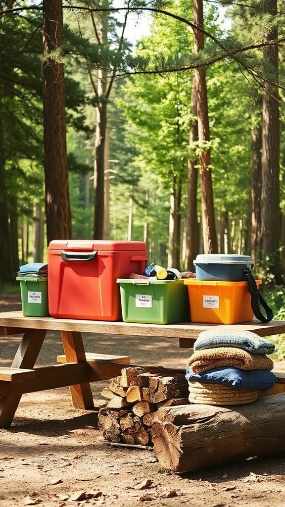 Utilizing Storage Bins and Bags