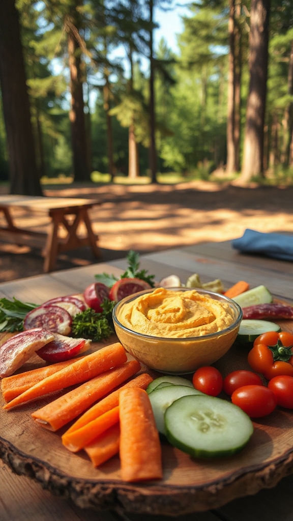 Hummus With Veggies