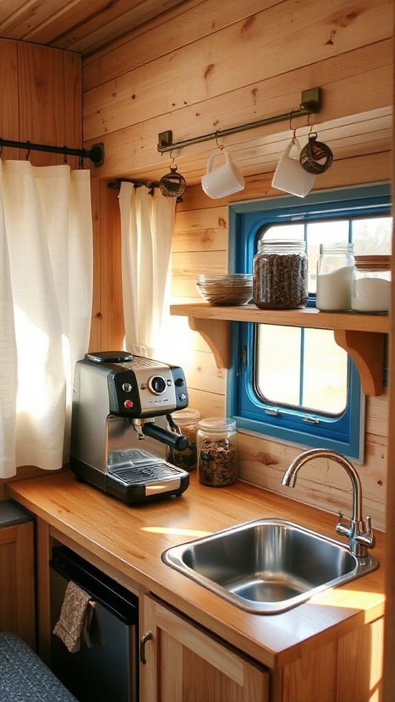 Incorporate a Small Sink for Added Convenience