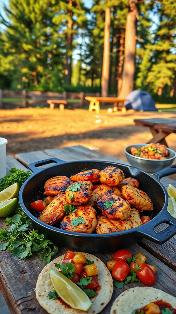 Chipotle Grilled Chicken Tacos