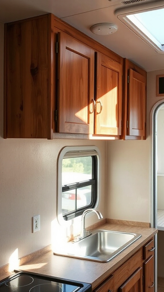 Install Overhead Cabinets for Extra Stowage