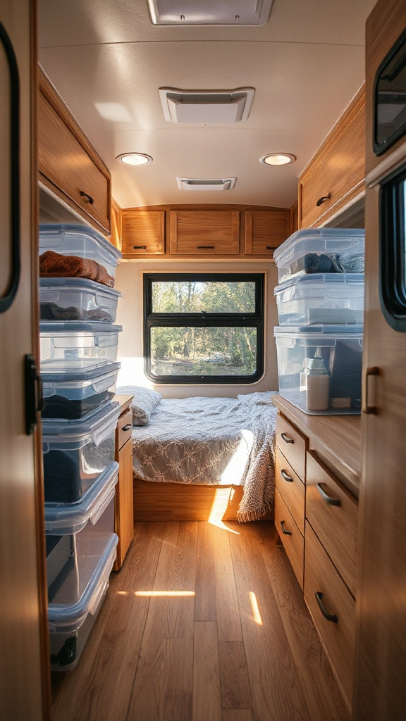 Utilize Modular, Stackable Storage Containers