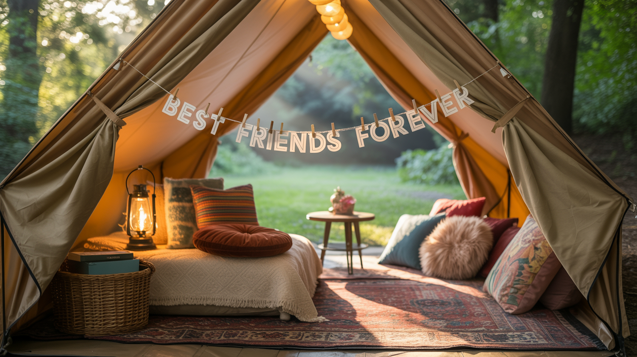 19+ Tent Camping Set Up Ideas for Girls’ Summer Weekend Retreats