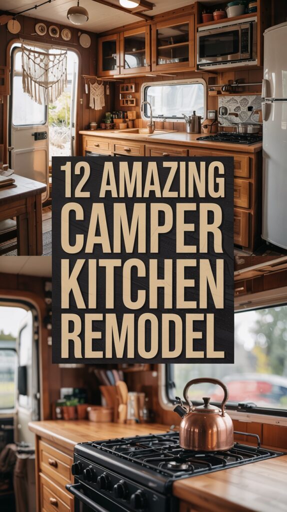 Bohemian Camper Kitchen Remodel: Colorful & Free-Spirited