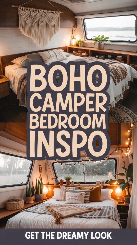 Boho Camper Decor for a Textured, Dreamy Bedroom Escape