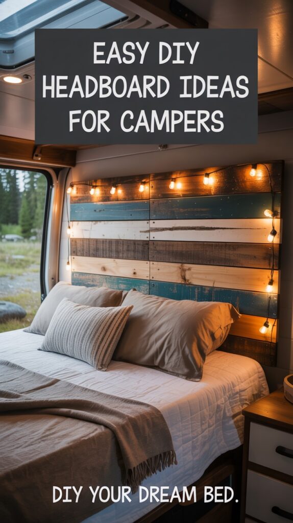 Camper Decor DIY Projects to Elevate Your Bedding Space