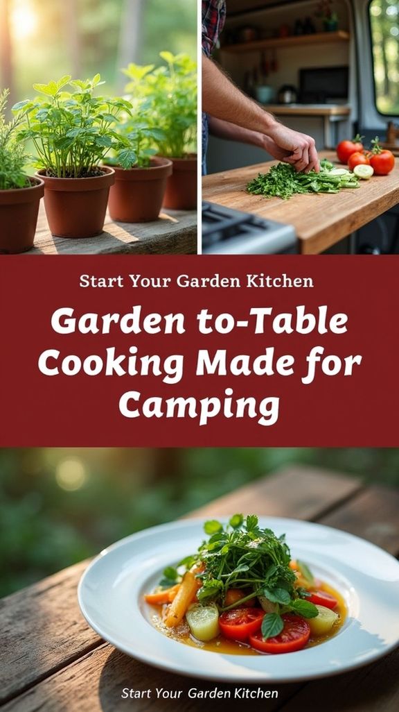 Setting Up a Functional Garden-to-Table Camper Kitchen