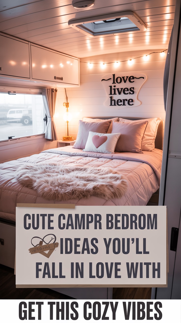 The Best Camper Decor Tips for Creating a Romantic Bedroom on the Road