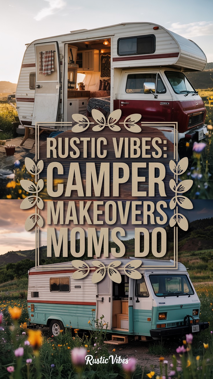 DIY Rustic Camper Remodel Projects for Crafty Moms
