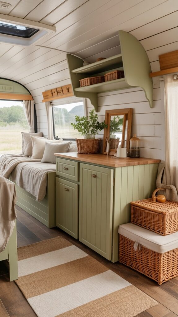 Farmhouse Rv Rustic Farmhouse Camper Makeovers for a Peaceful Summer Escape