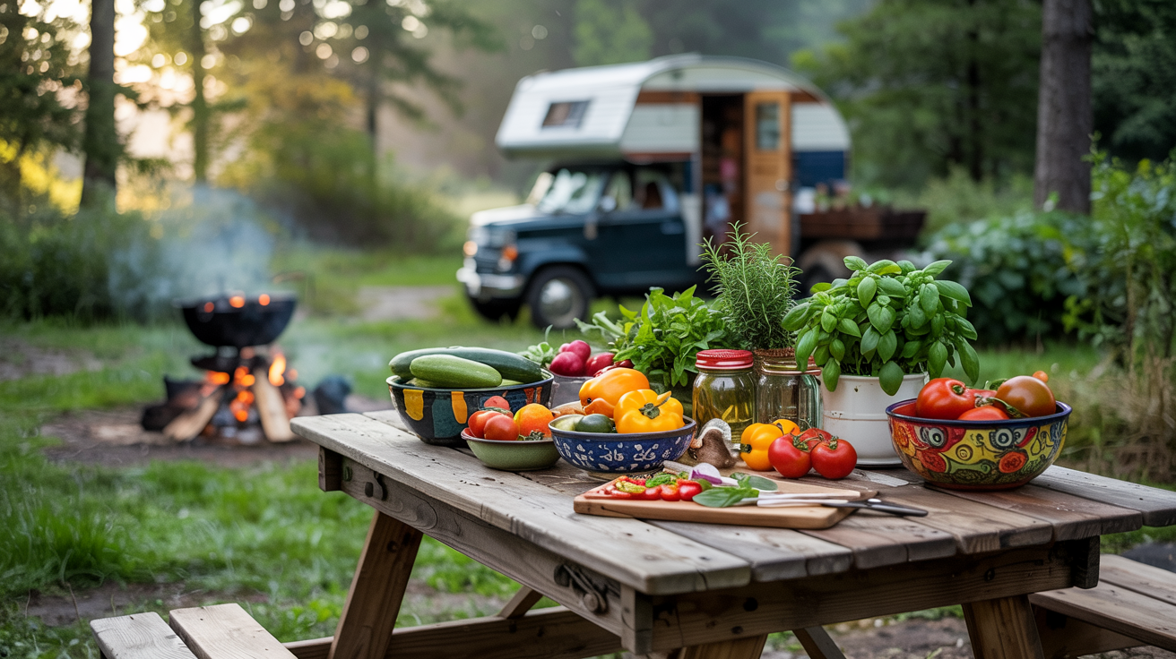 Garden-to-Table Cooking for Campers and Van Life Kitchens
