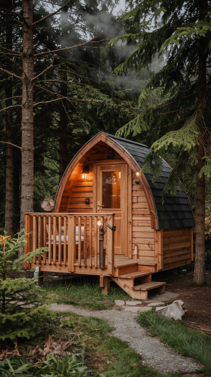 Relax in a Glamping Pod Cabin