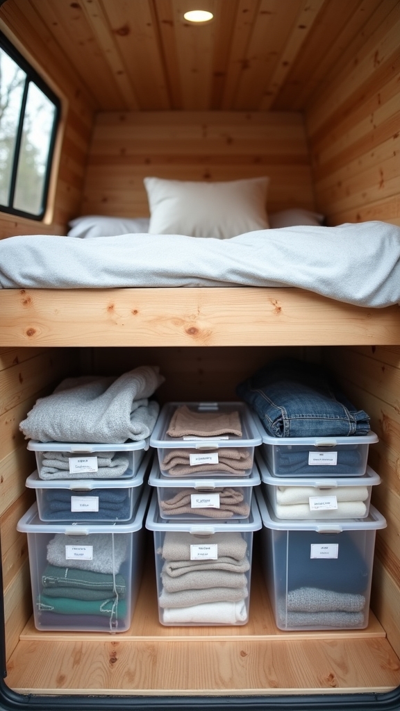 Use Stackable Storage Bins