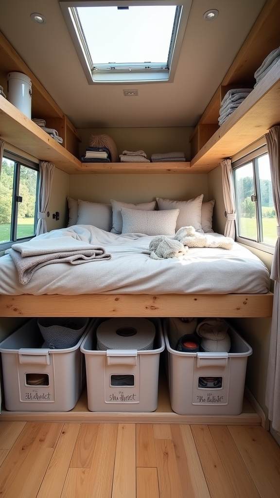 Utilize Under-Bed Storage Compartments