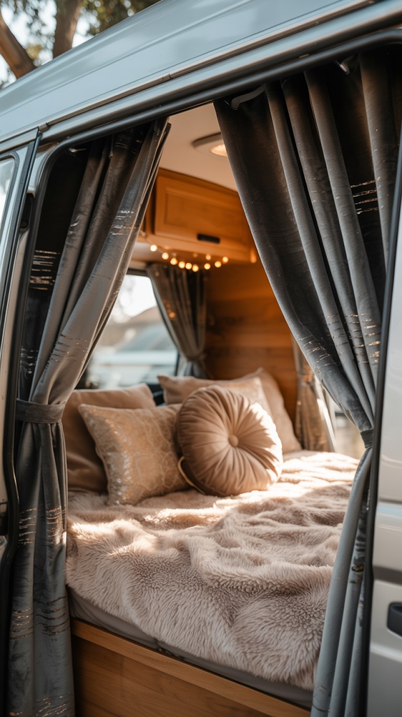 Velvet Curtains With Metallic Accents