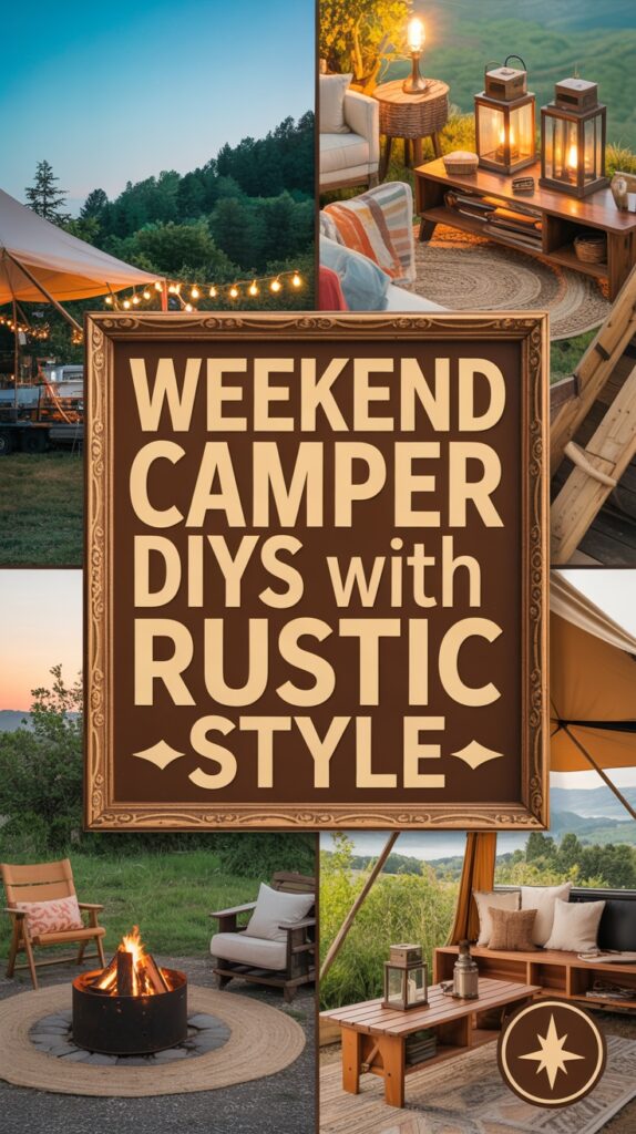 DIY Rustic Camper Remodel Projects for Crafty Moms