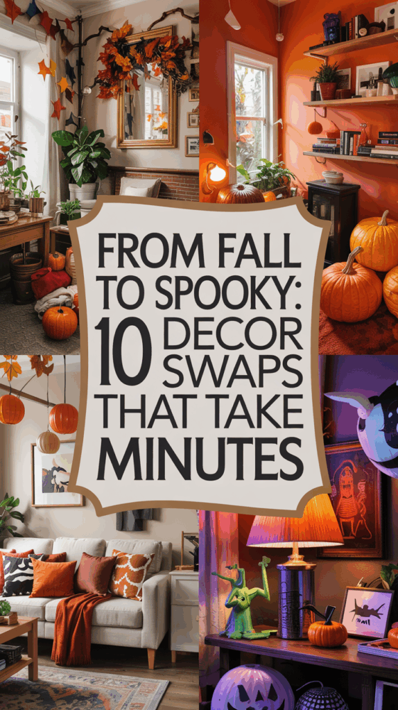 10 Easy Ways to Shift From Fall to Halloween Decor Without Starting Over