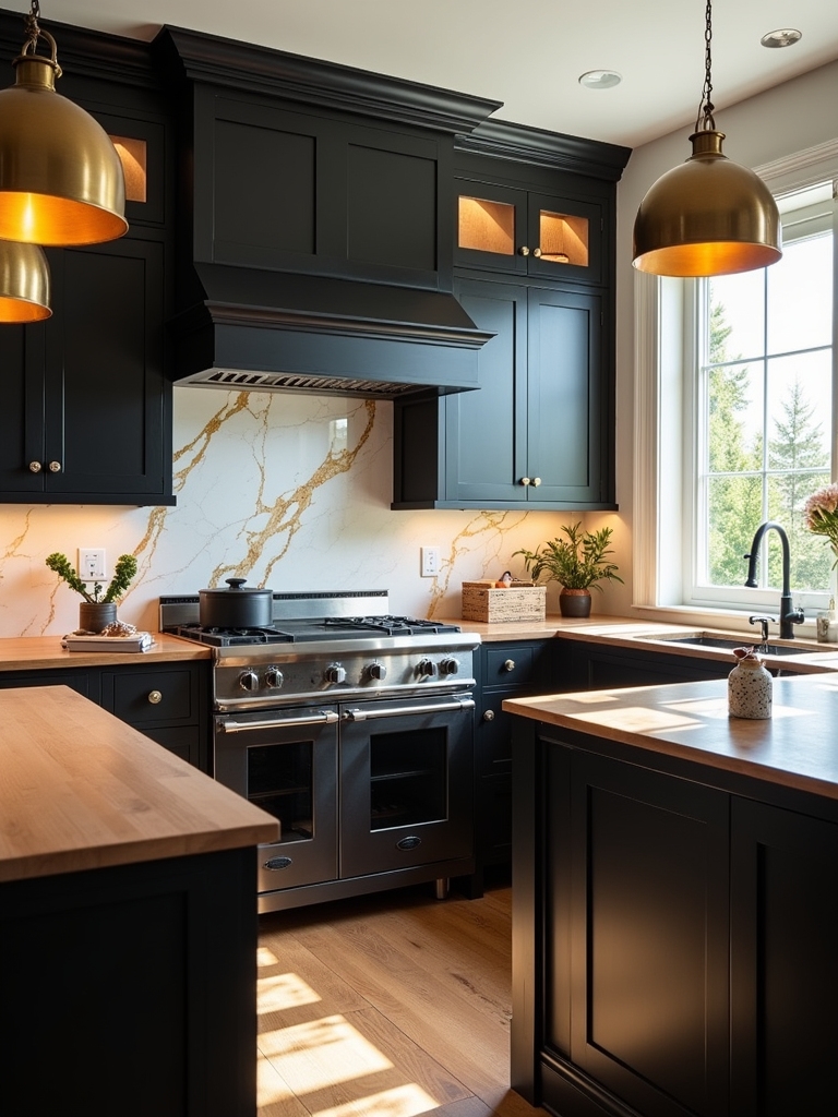 Enhance With Metallic Pendant Lighting