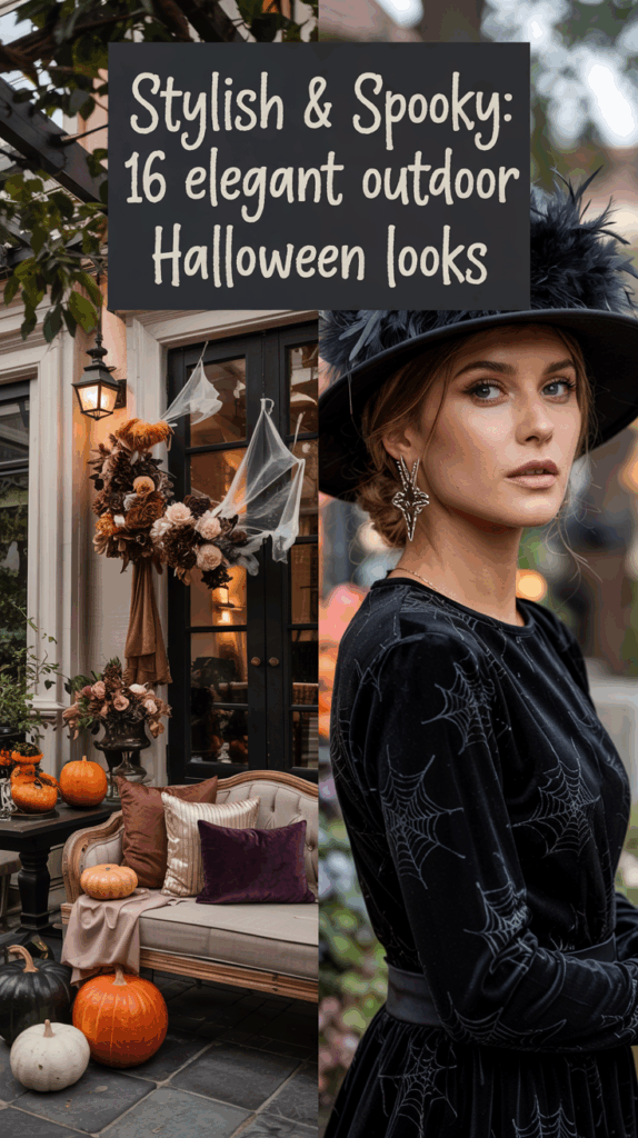 16 Elegant Outdoor Halloween Decor for the Stylish Homemaker