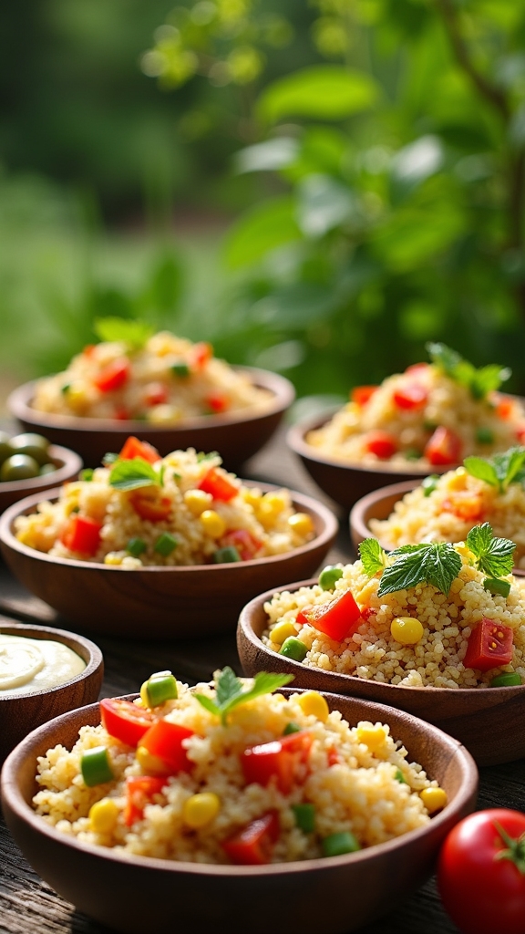 Rice and Quinoa Salads