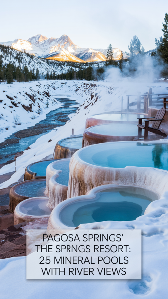 Pagosa Springs' the Springs Resort: 25 Mineral Pools With River Views