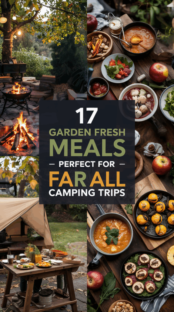 17 Garden-to-Table Fall Camping Outdoor Easy Meals