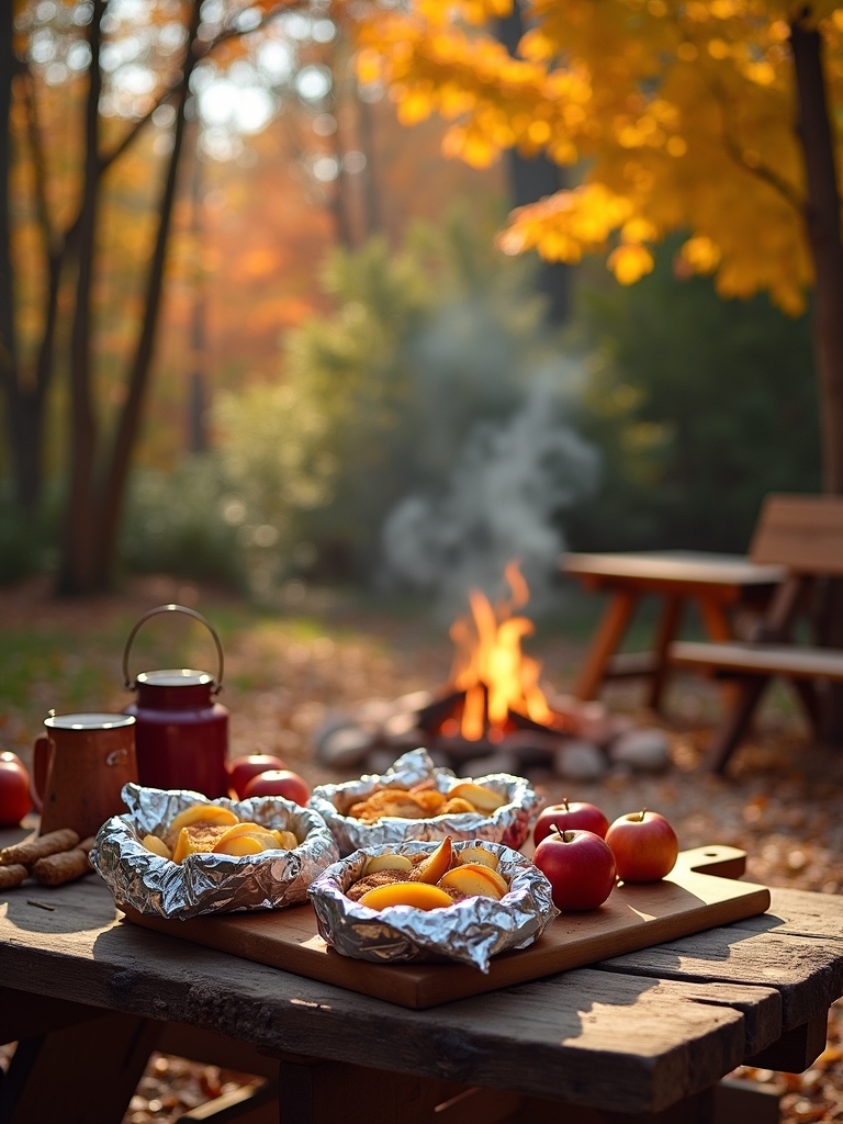 Apple Crisp Foil Packets