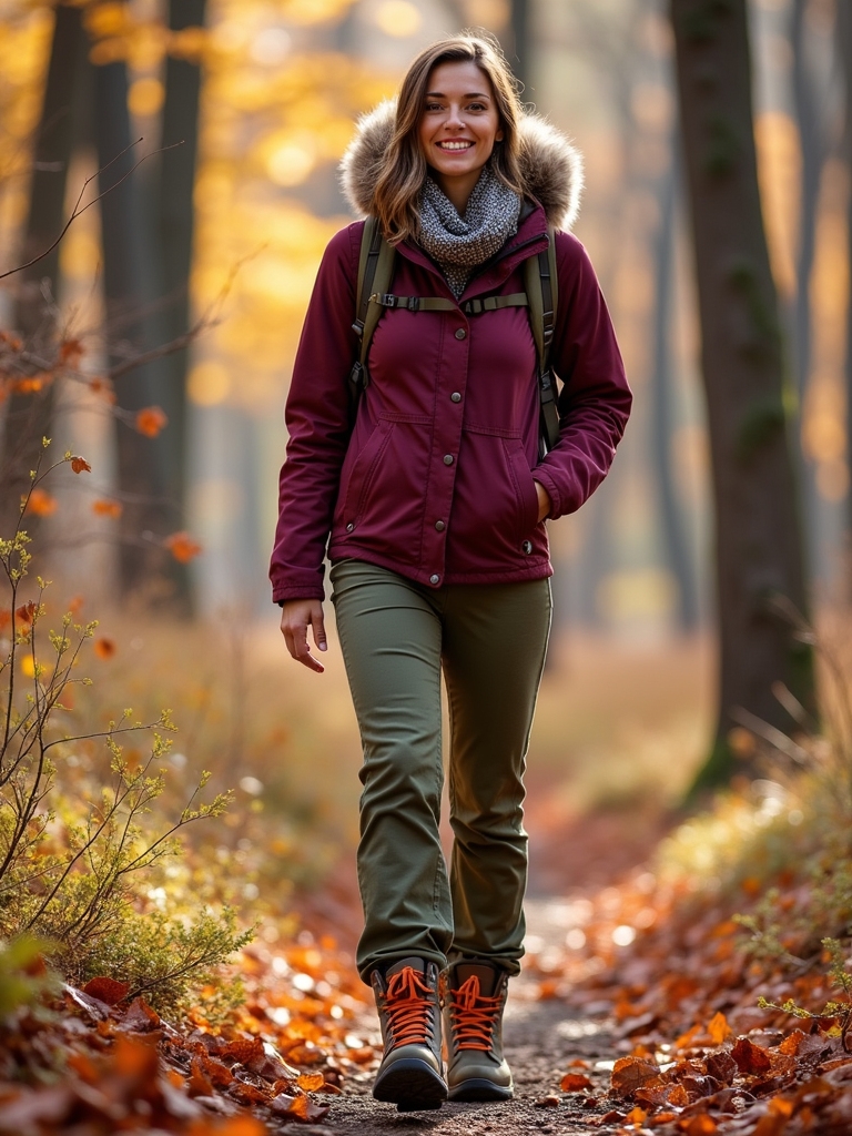 Trendy Technical Fabric Hiking Set
