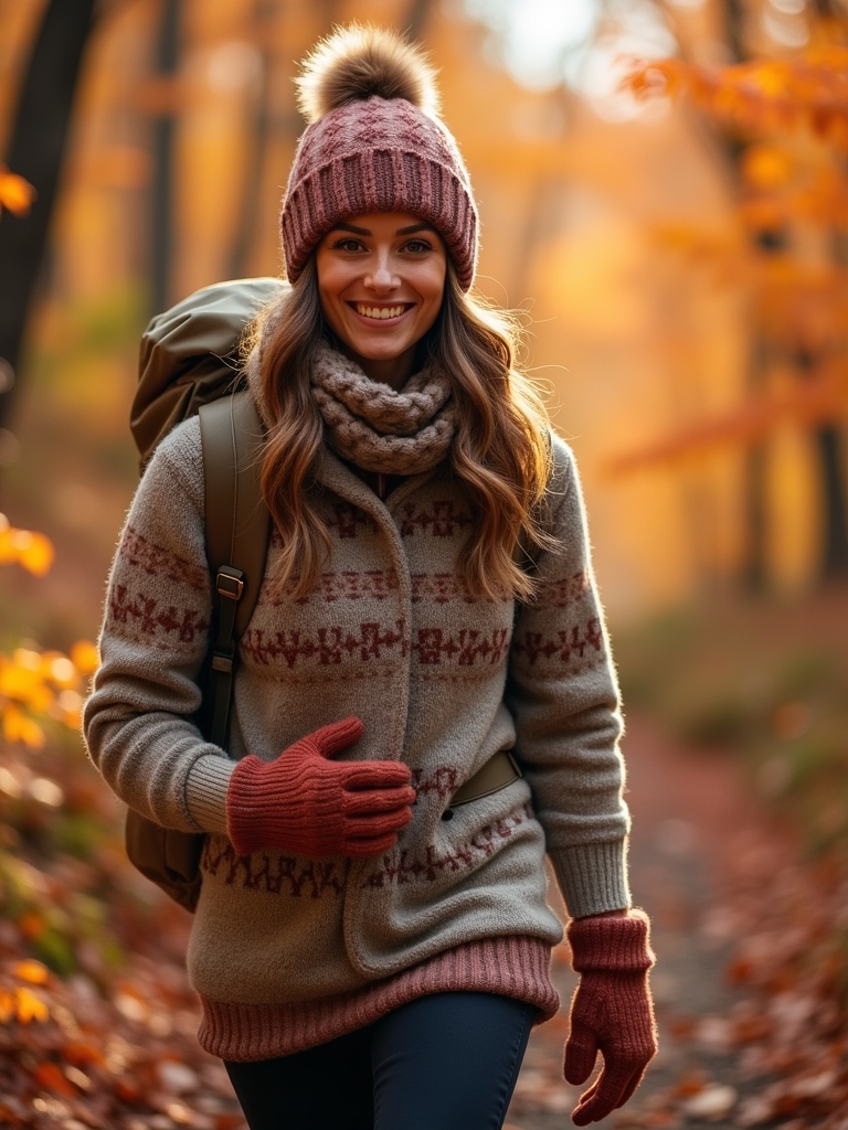 Cozy Wool Hat and Glove Pairing