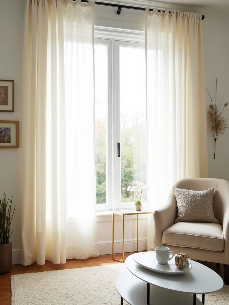 Layer Sheer Curtains for Soft Openness