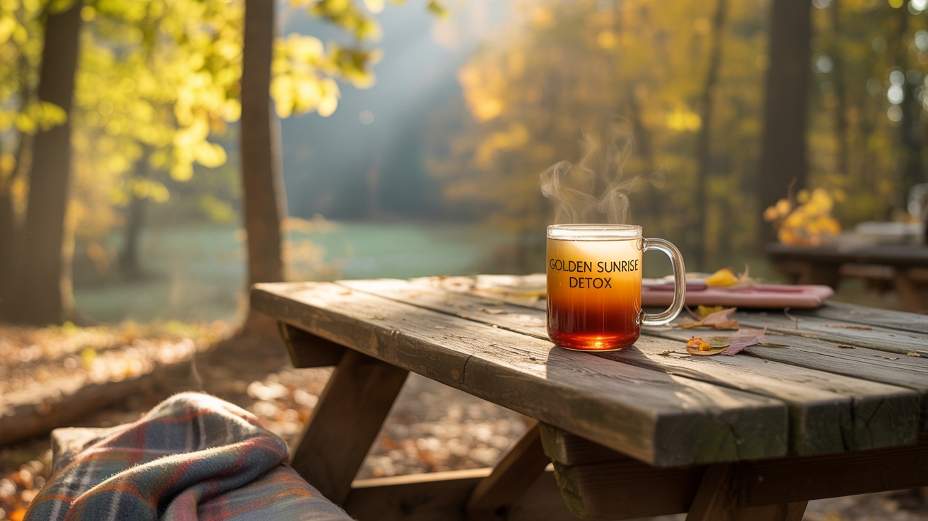 19 Warm Autumn Detox Drinks for Camping and Van Life Mornings