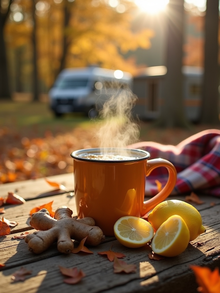 Ginger and Lemon Warming Tonic