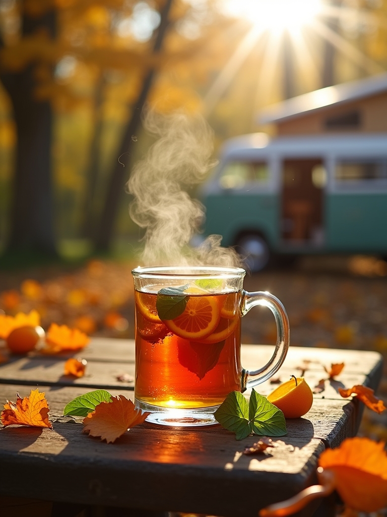 Warm Basil and Orange Zest Infusion