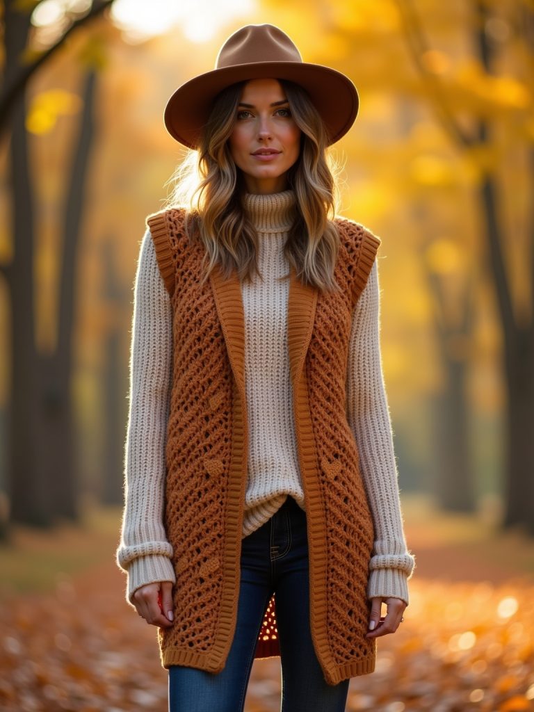 Crochet Vests: A Stylish Layer