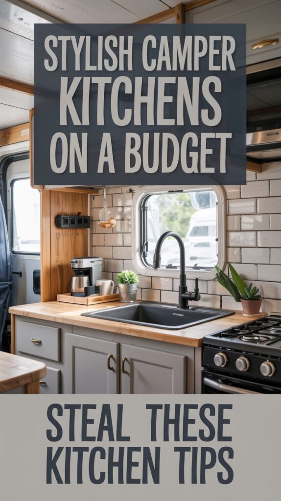 DIY CAMPER REMODEL KITCHEN IDEAS ON A BUDGET