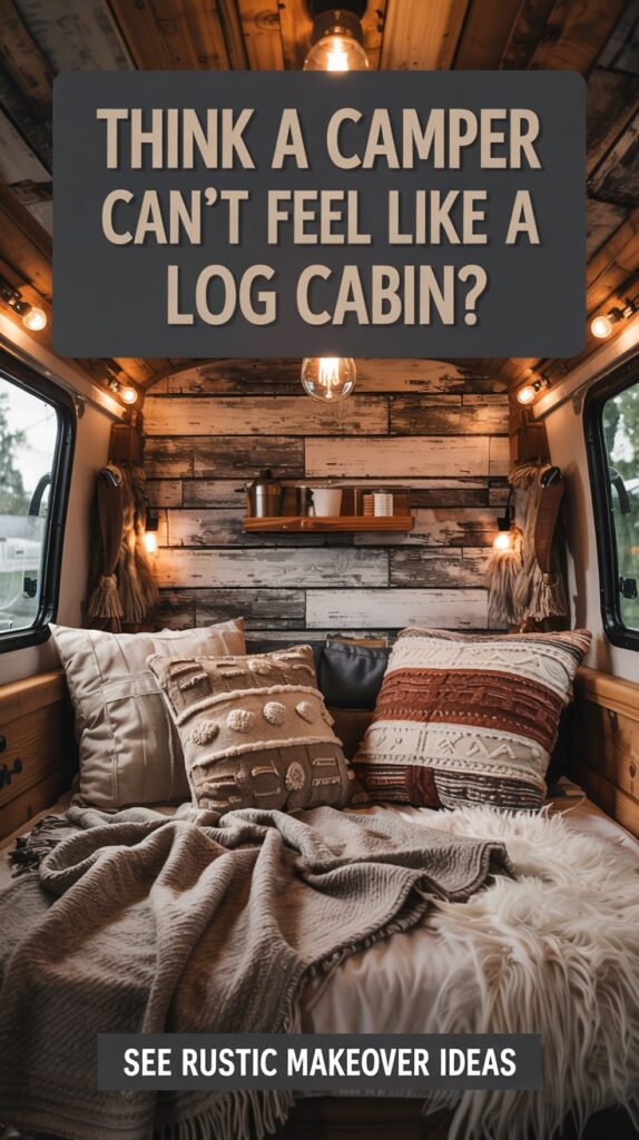 RUSTIC DIY CAMPER REMODEL IDEAS FOR A COZY VIBE