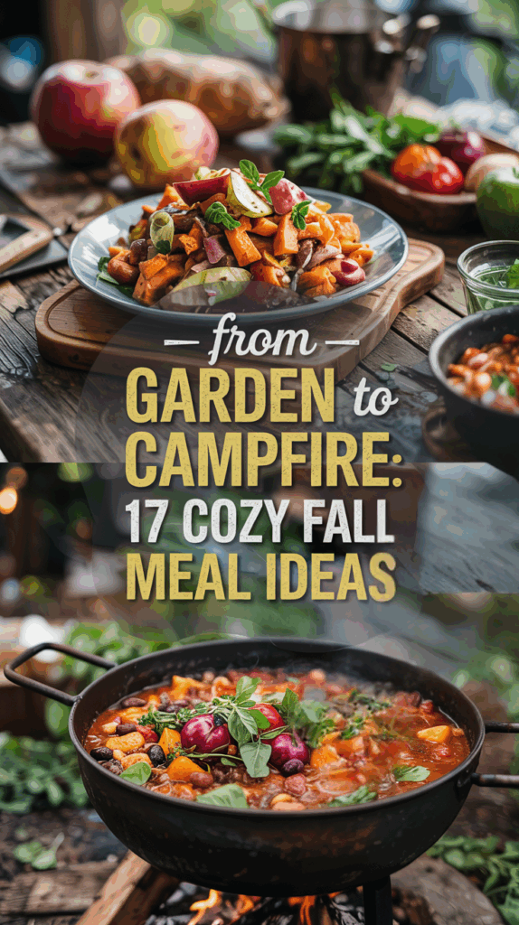 Garden-to-Table Fall Camping Outdoor Easy Meals