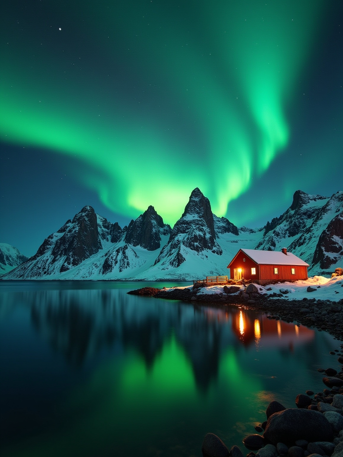 lofoten s stunning fjord reflections
