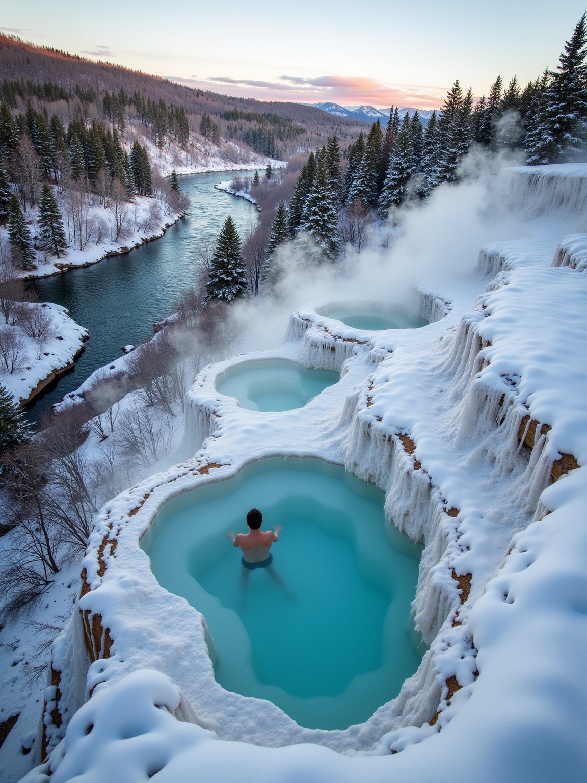 natural mineral pool experience