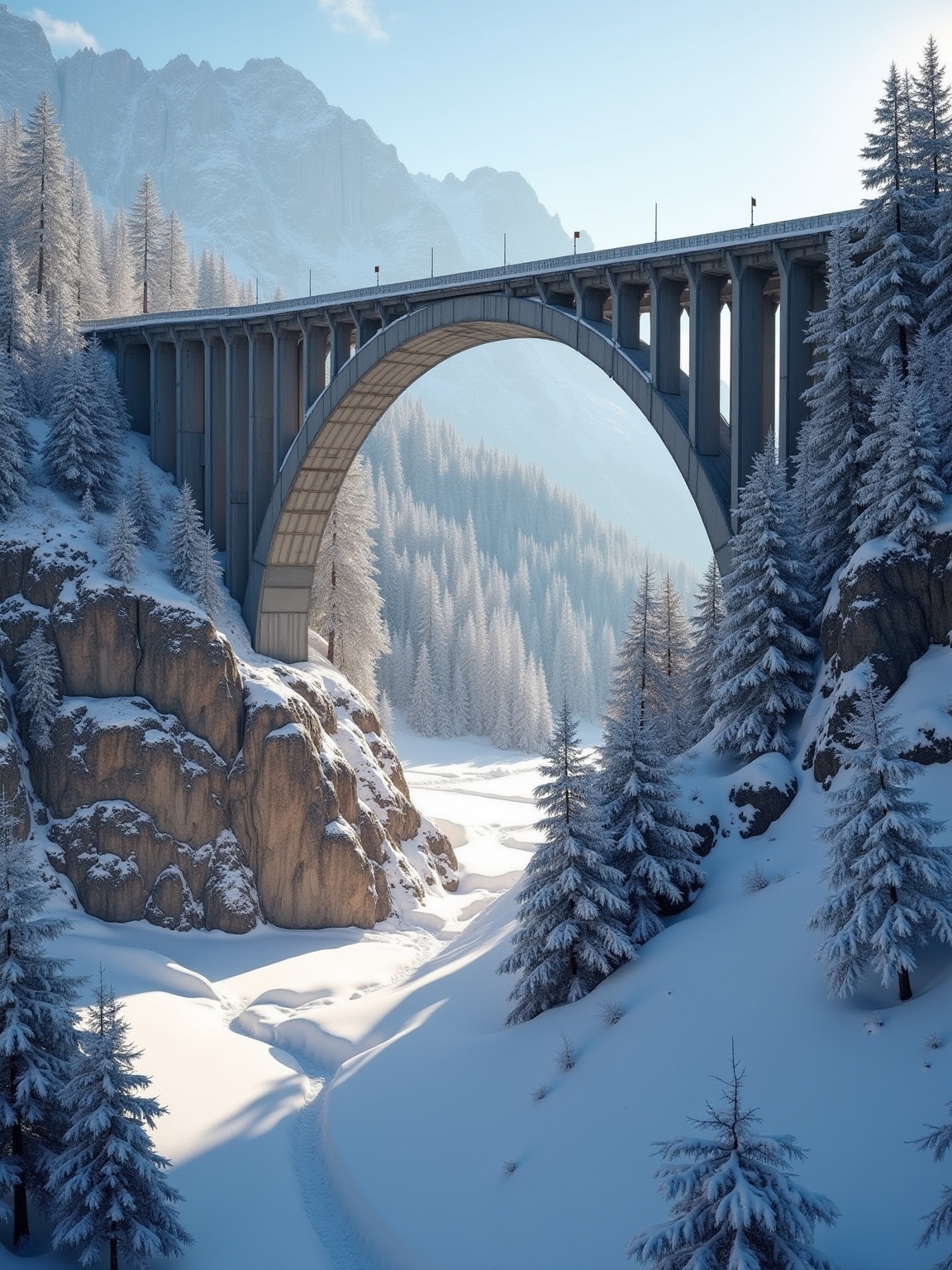 snow load resistant arch