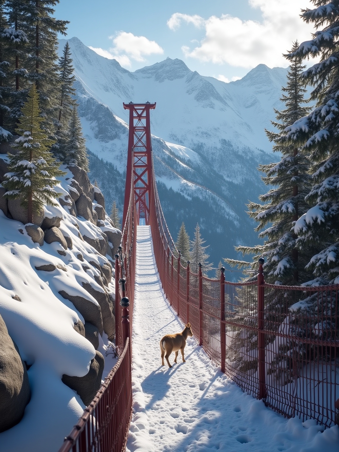 snowy bridge photography tips