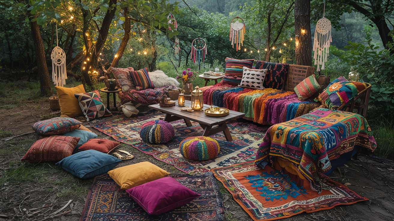 21 Maximalist Camping Aesthetic Ideas With Bold Patterns