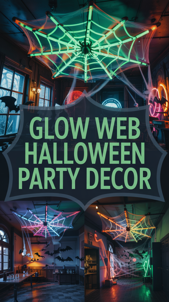 UV Light Enhanced Web Glow