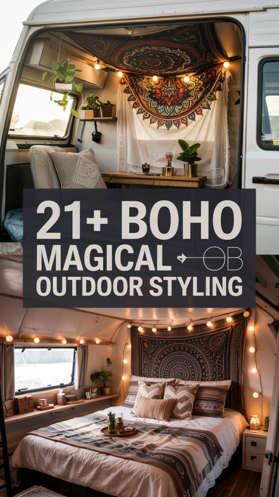 Ceiling Drapes for Camper Vans