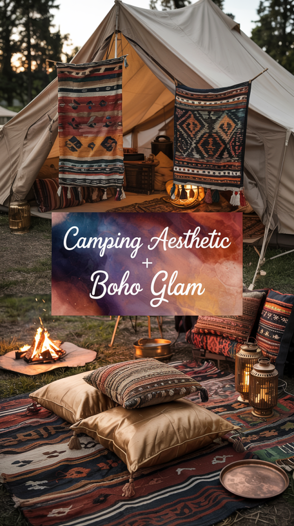 Create a Bohemian Gallery Wall With Patterned Fabric Tapestries