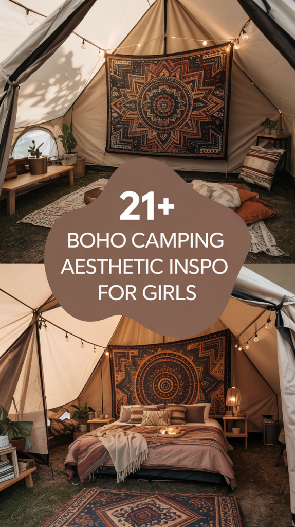 Transform Tent Walls Into Boho Art
