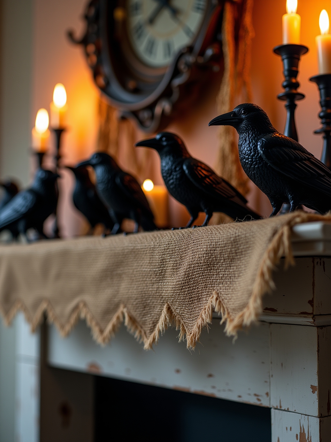 aged rustic decor elements