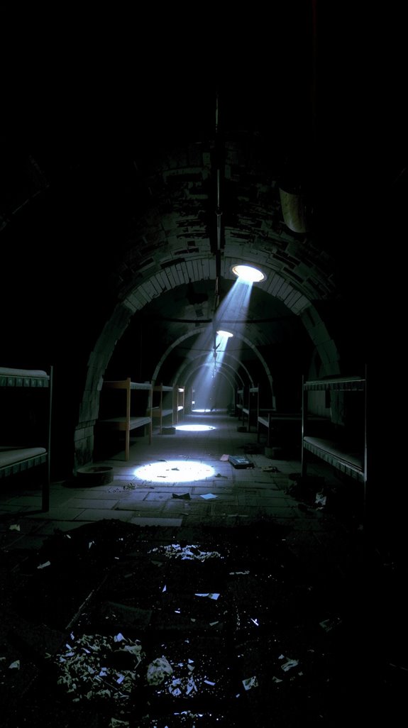 ancient tunnels turned shelters