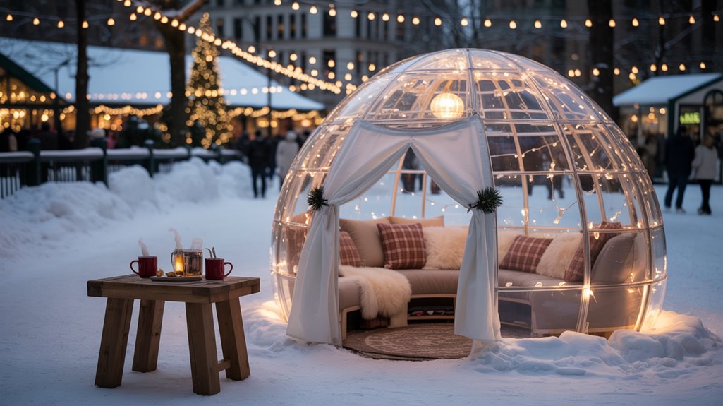 cozy igloo experience awaits