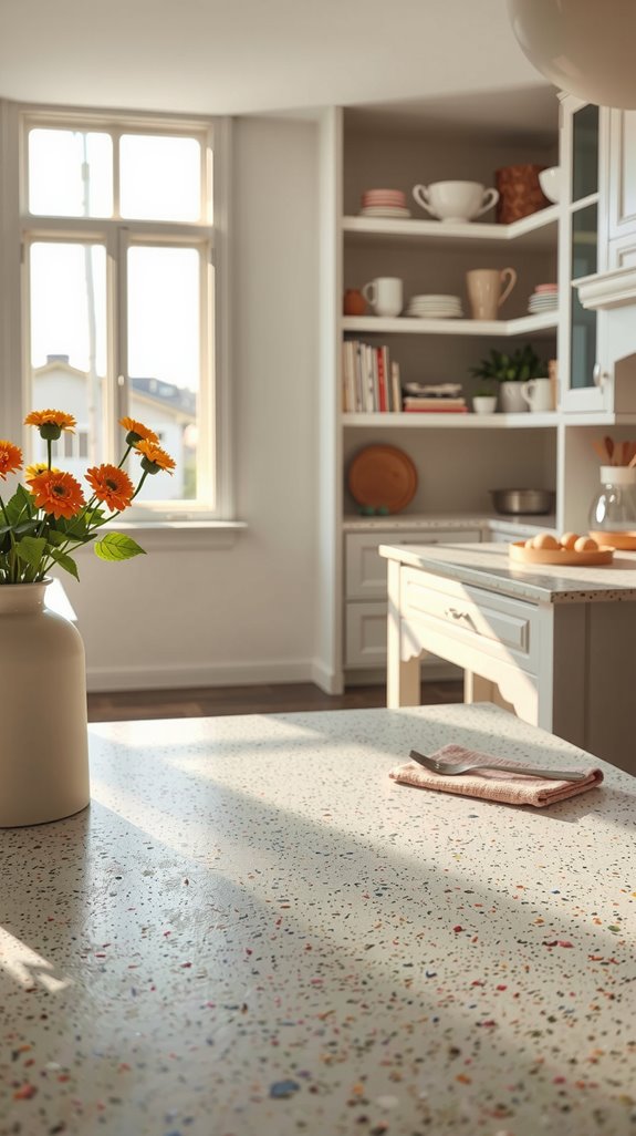 durable practical terrazzo countertops